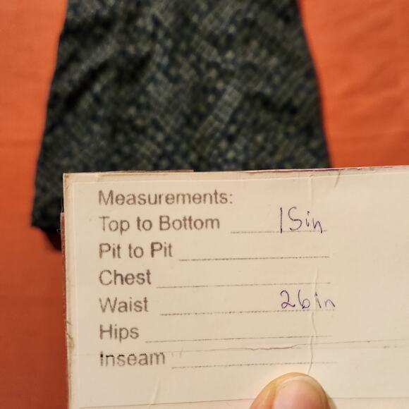 Free People Sz 4 Geometric Boho Mini Skirt Dark Blue & Green Denim Stretch - Picture 7 of 9